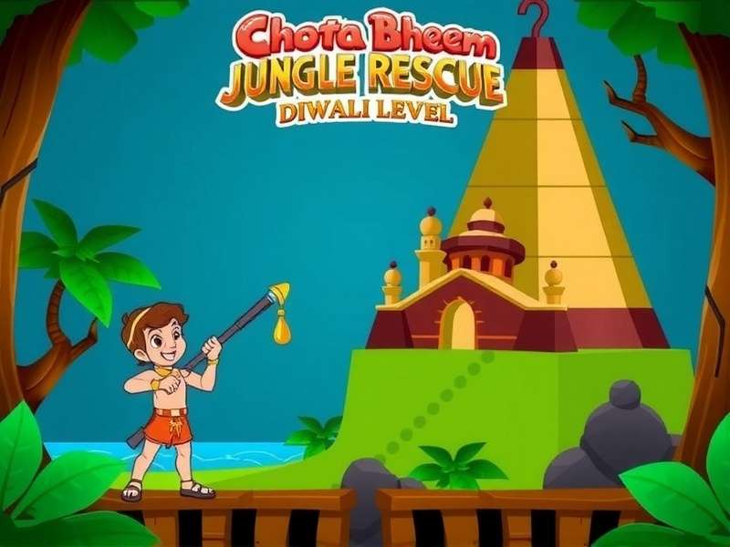 Diwali Special Level in Chhota Bheem Jungle Rescue Chhota Bheem Jungle Rescue Diwali Level