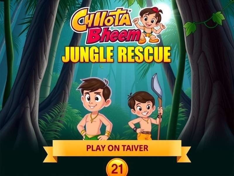 Chhota Bheem Jungle Rescue Official Artwork Chhota Bheem Jungle Rescue Game Cover